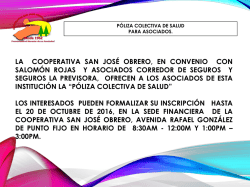 Presentación de PowerPoint - Cooperativa San José Obrero