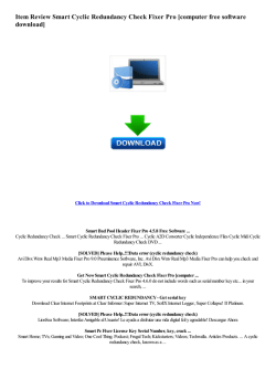 Item Review Smart Cyclic Redundancy Check Fixer Pro [computer