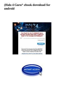(Halo 4 Guru* ebook for android