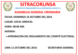 Asamblea General Ordinaria