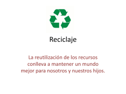 Reciclaje - RepresentacionesGR