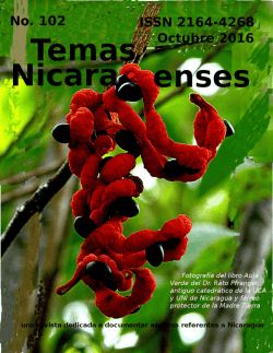 102 - Revista de Temas Nicaragüenses