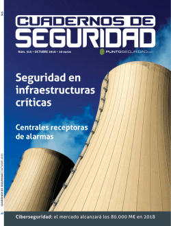 Seguridad en infraestructuras críticas