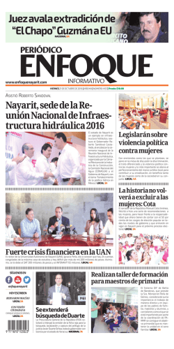 local21102016 - Periódico Enfoque Nayarit