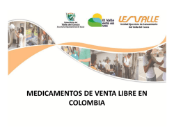 MEDICAMENTOS DE VENTA LIBRE EN COLOMBIA