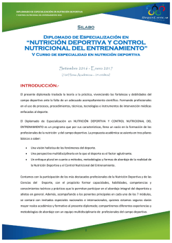 Silabo - DeporCiencia