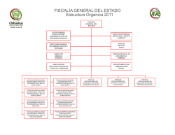 Organigrama de la Fiscalía - Fiscalía General del Estado de