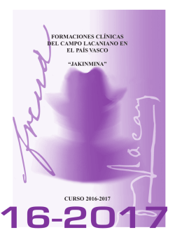 pgr freud 16-17.indd - Foro Psicoanalítico del País Vasco