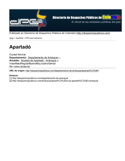 Apartadó - Directorio de Despachos Públicos de Colombia