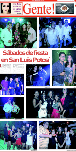 Sábados de fiesta en San Luis Potosí