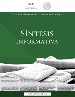 sábado - Secretaría de Educación Pública