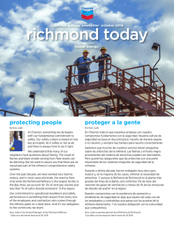 richmond today - Chevron Richmond