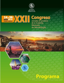 Programa - Dermatolog&iacute;a