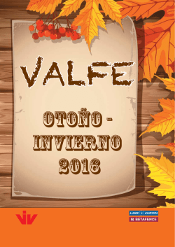 Descargar Folleto VALFE Otoño - Invierno 2016