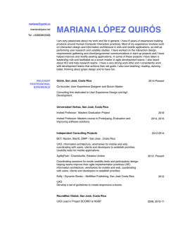 mariana lópez quirós - Portfolio Mariana López