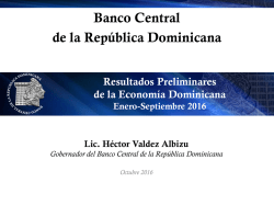 septiembre 2015 a - Banco Central de la República Dominicana