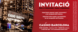 invitació - Casino Barcelona