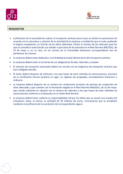 REQUISITOS exigidos