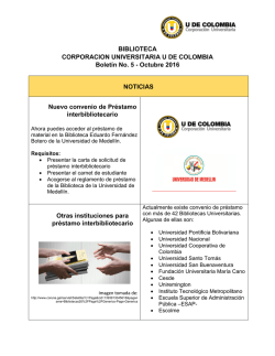 BIBLIOTECA CORPORACION UNIVERSITARIA U DE COLOMBIA