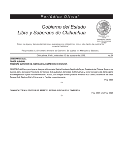 PO-084 - Gobierno del Estado de Chihuahua