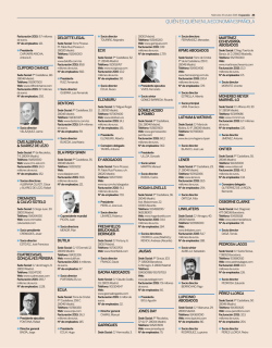 Quién es quién en la economía española