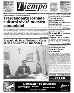 Trascendente jornada cultural vivirá nuestra comunidad