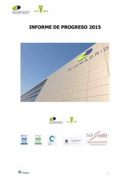 informe de progreso 2015