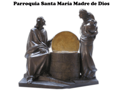 Diapositiva 1 - Parroquia de Santa María Madre de Dios