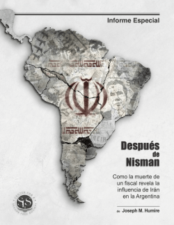 Nisman - SFS – Center for a Secure Free Society