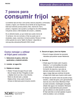 7 pasos paraconsumir frijol consumir frijol FN1701