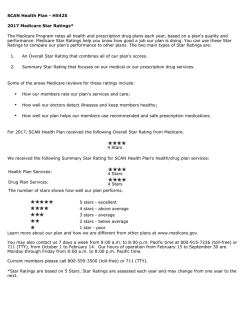 HPMS: Star Ratings and Display Measures