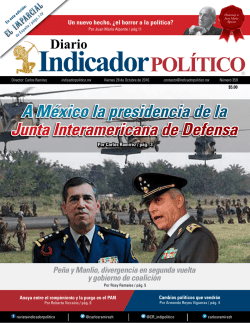 A México la presidencia de la Junta Interamericana de Defensa A
