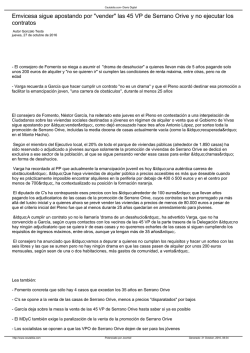 Emvicesa sigue apostando por "vender" las 45 VP