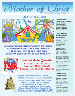 Festival de la Cosecha - Mother of Christ Catholic Church in Miami