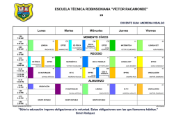 ¡ya puedes descargar tu horario!