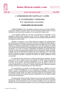 Boletín Oficial de Castilla y León - FETE-UGT Enseñanza