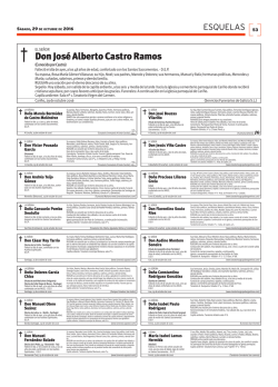 esquelas - A Coru&ntilde;a