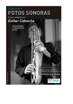 Exposición: Fotos sonoras, el jazz revelado por Esther