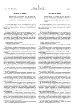 Universitat de València Universitat de València