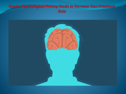 Genius Psychological Pricing Hacks to Increase Your Freelance Rate