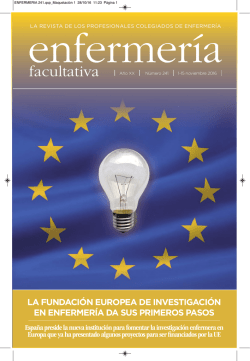 Enfermer&iacute;a Facultativa - Consejo General de Enfermer&iacute;a