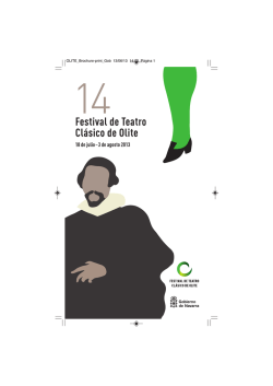 14 Festival de Teatro Clásico de Olite