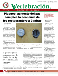 Plaqueo, aumento del gas complica la econom&iacute;a de