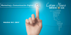 Marketing y Comunicación Digital Media Kit 2017