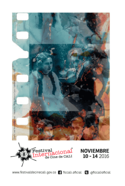 catalogo digital 2016 - Festival de Cine de Cali