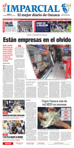 Capta Oaxaca más de mil MDD en remesas GALLOS