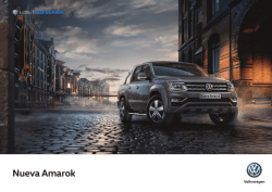 Ficha técnica VW Amarok 2017