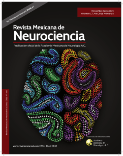 Descargar artículo - Revista Mexicana de Neurociencia