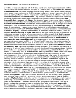 La Doctrina Secreta Vol Vi