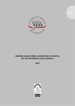 Texto íntegro del Informe - Cámara de Cuentas de Andalucía